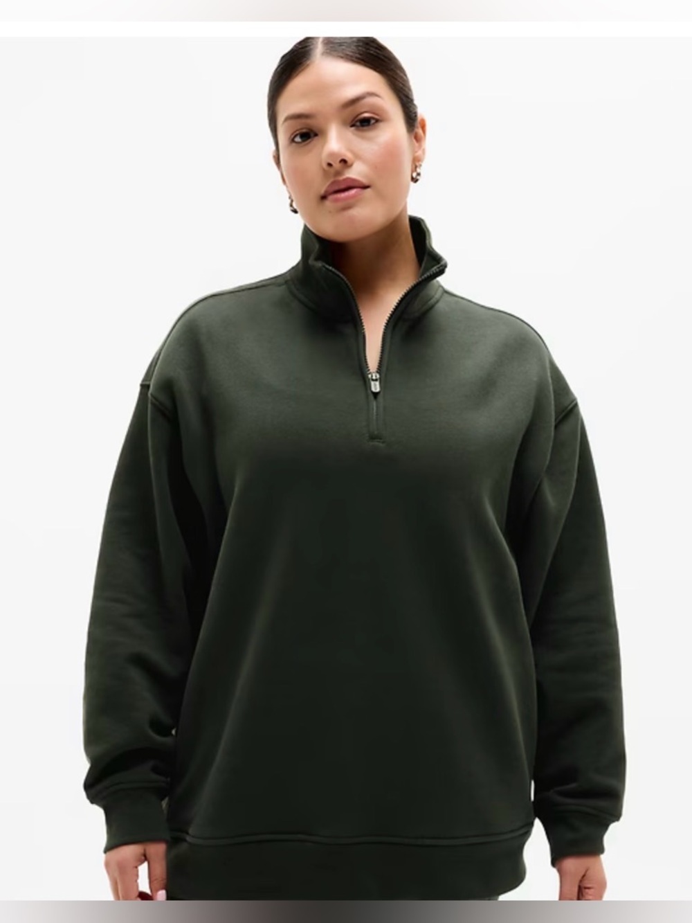 ATHLETA Forever Fleece 1/4 Zip Sweatshirt